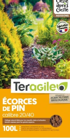 Ecorces De Pin - 20/40 Mm - 100 L - Teragile