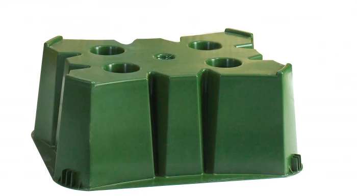 Socle Pour Cuve 350 L - BELLI - 60 X 60 X H 30 Cm - Vert