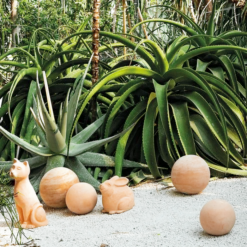 Sphère Terra Ø30H30 Cm - Deroma - Terrerosée -Pas Cher Jardinure Magasin 1552112 1