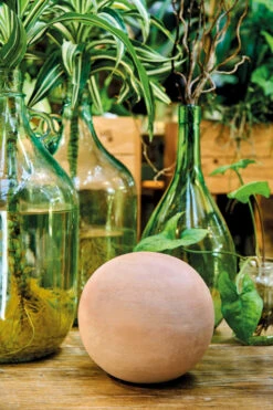 Sphère Terra Ø15H15 Cm - Deroma - Terrerosée 6 Sphère Terra Ø15H15 Cm - Deroma - Terrerosée -Pas Cher Jardinure Magasin 1552112 3491780115102 ambiance