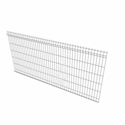 Panneau Grillage Soudé 250X123 Cm - Gris