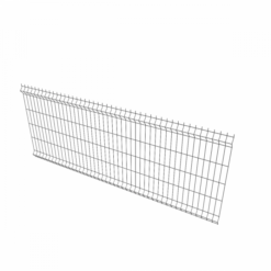 Panneau Grillage Soudé 250X103 Cm - Gris