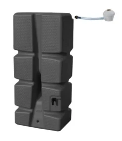 Récupérateur D'eau RECUP'ECO Décor Tressé - EDA - 310 L - Kit Collecteur Inclus