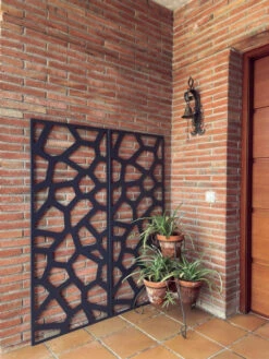 Panneau Métal Décoratif Stone - Nortene - Couleur Ardoise 0,60 X 1,50 M -Pas Cher Jardinure Magasin 1582906 panneau metal stone nortene 1