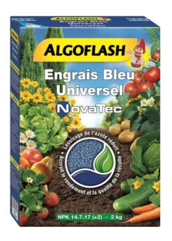 Engrais Bleu Novatec - Algoflash - Boîte 2 Kg