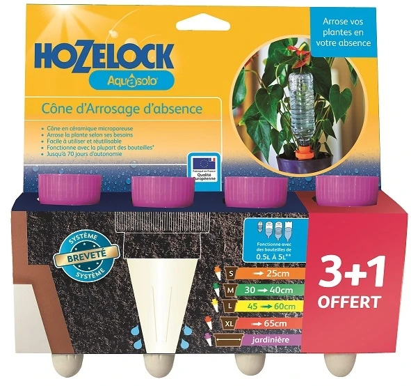 Aquasolo X 3 + 1 Gratuit - Jardinière - Hozelock