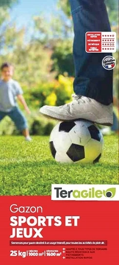 Gazon Sport Et Jeux - Teragile - 25kg