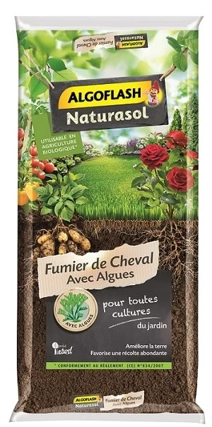 Fumier Avec Algues Toutes Cultures Naturasol - Algoflash - 20 Kg