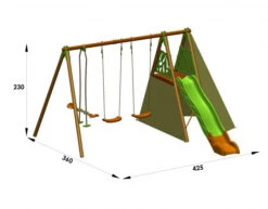 Portique Bois Et Métal Techwood Premium- Navajo - Trigano - 2,30 M - Livraiso N Directe à Domicile -Pas Cher Jardinure Magasin 1740036 2