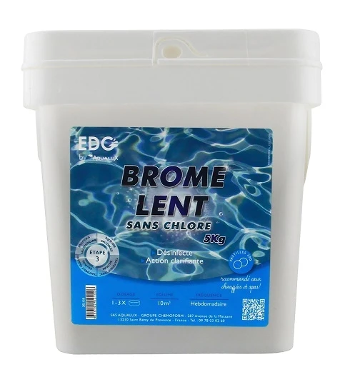 Brome Permanent - EDG By Aqualux - Pastilles 20g / Seau De 5 Kg