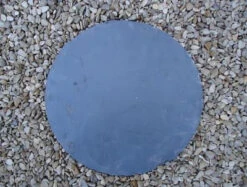 PAS JAPONAIS ARDOISE RONDE 40CM - ROCHERCOUPE