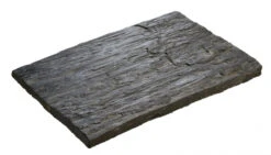 Pas De Cheminement Rectangle Aspect Schiste Ton Ardoise Hairie Grandon - 29 X 40 Cm