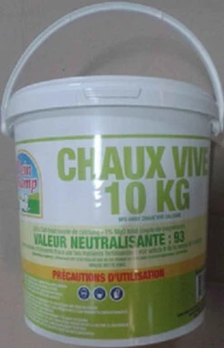 CHAUX VIVE SEAU 10KG - FORCE VERTE