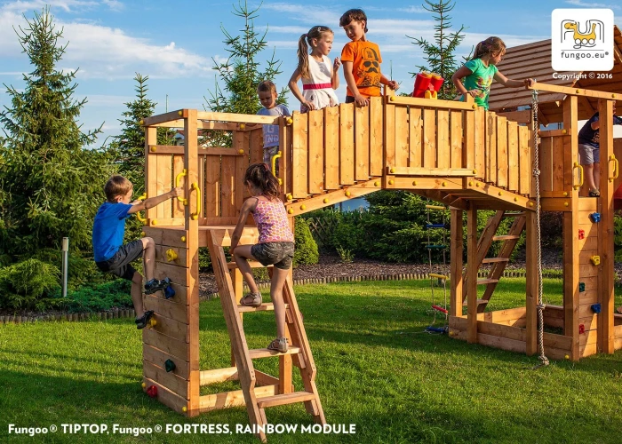 Aire De Jeux Rainbow Fortress TIP - Fungoo - Maxi Station – Image 4