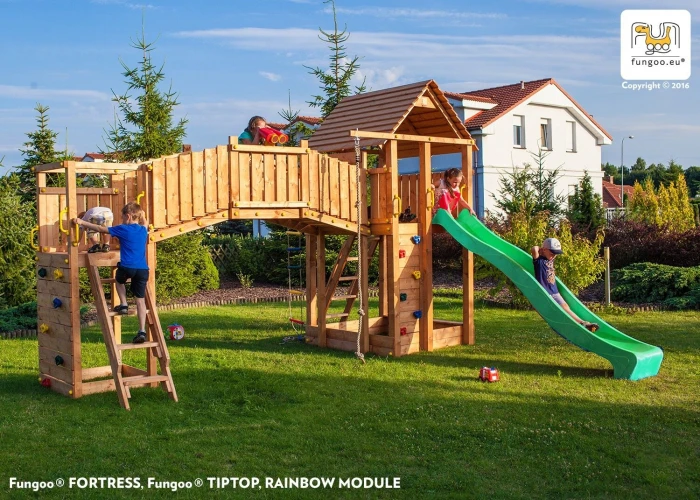 Aire De Jeux Rainbow Fortress TIP - Fungoo - Maxi Station – Image 2