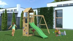Aire De Jeux Flappi - Fungoo - Avec Balançoire Double -Pas Cher Jardinure Magasin 1852451 3 aire de jeux flappi fungoo avec balan oire double