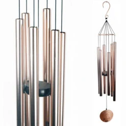 Carillon Auréole Cuivré - 71 Cm