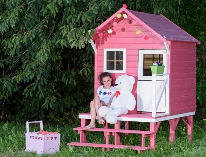 Maisonnette En Bois Léna Sur Pilotis - T Rigano - 1,26 X 1,94 X 2,17 M - Livraison à Domicile - Commandez En Magasin – Image 4