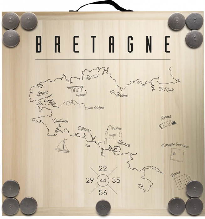Kit Planche + 12 Palets - Carte De La Bretagne 3 Kit Planche + 12 Palets - Carte De La Bretagne