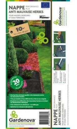 Nappe Anti Mauvaises Herbes - 68 G/m² -- 1 X 10m