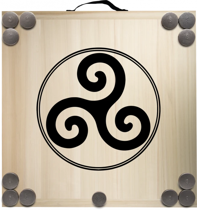 Kit Planche + 12 Palets - Motif Triskell 3 Kit Planche + 12 Palets - Motif Triskell