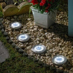 Up-Light - Pack De 4 Pièces - 5 Lumens -Pas Cher Jardinure Magasin spot a planter up light 3